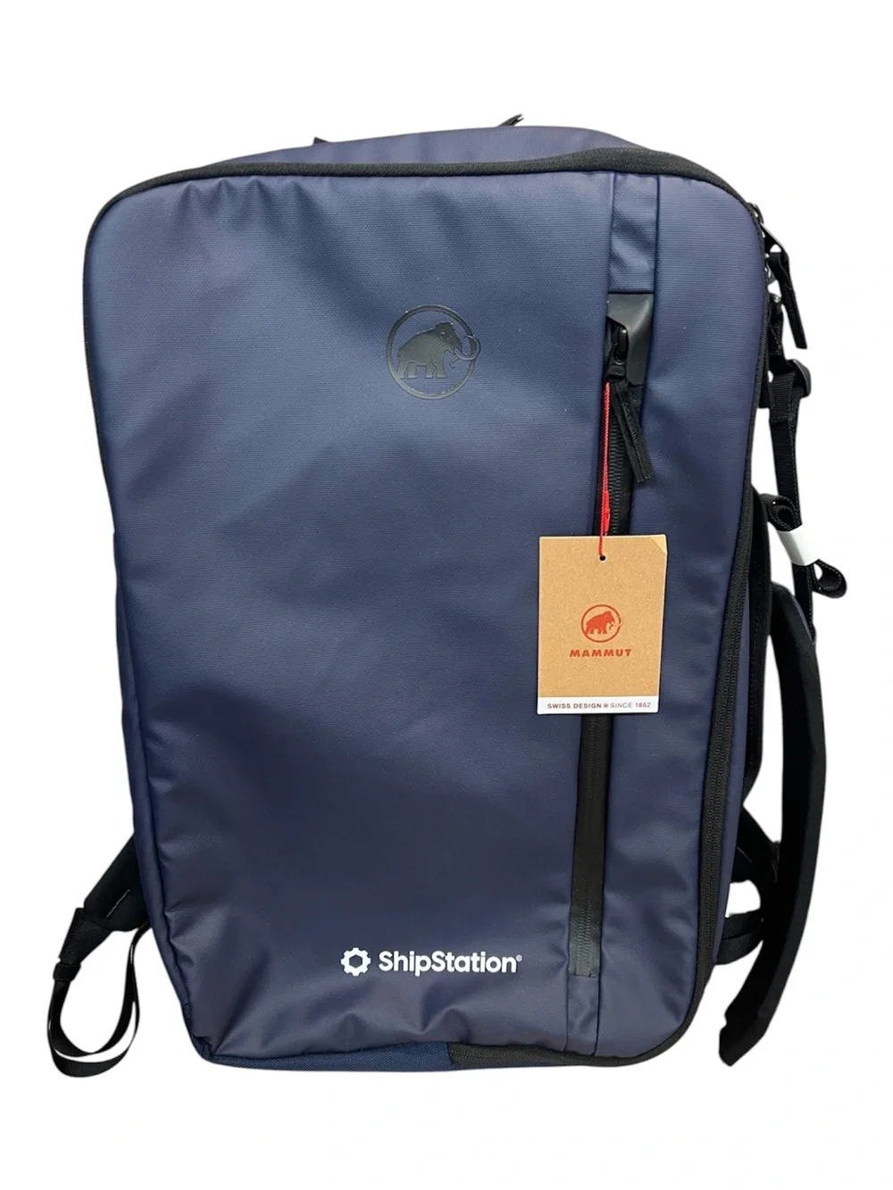NWT Mammut Seon 3-Way Backpack 20L Adjustable Straps Blue/Black
